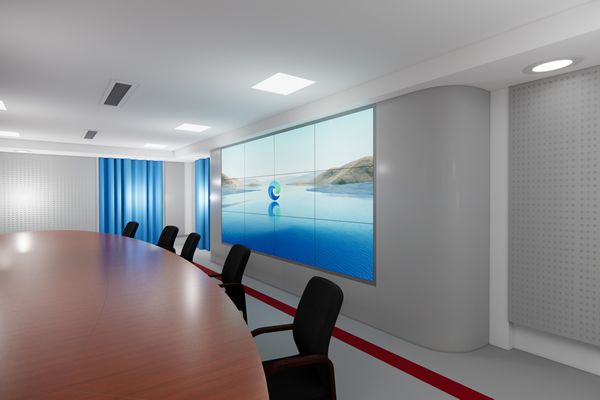 展館展廳大屏使用投影儀好，還是拼接屏好？