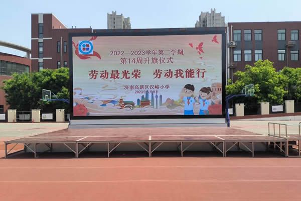 舞臺背景墻尺寸6*10米，配多大的LED顯示屏合適？