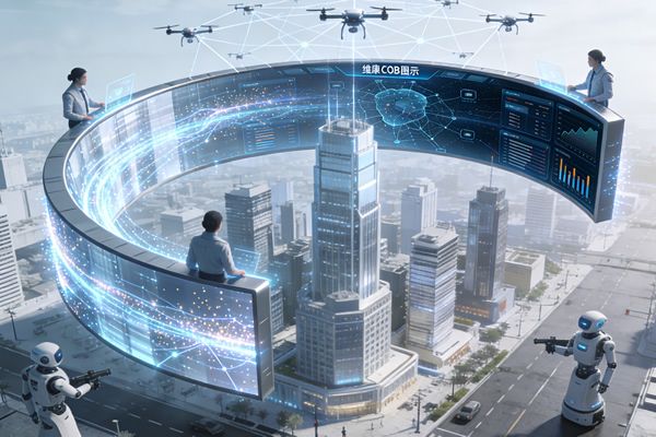 安防產(chǎn)業(yè)數(shù)字化升級，維康COB顯示屏筑牢智慧安防視覺防線