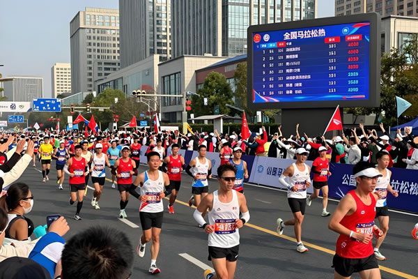 馬拉松熱”席卷全國！LED顯示屏筑牢賽事生命線，維康國際助力城市體育煥新